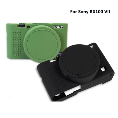 เคสซิลิโคนสำหรับ RX100M7 RX100 Mark VII กล้องดิจิตอลฝาครอบป้องกันผิวสำหรับ RX100 VII กระเป๋า M7ฝาปิดเลนส์อุปกรณ์เสริม
