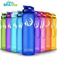 ZORRI Portable Sport Water Bottle BPA Free Plastic Outdoor Travel Carrying Bottle Leakproof Drinkware Gourde Botella De Agua