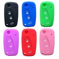 [A Car Home] สำหรับ Fiat Panda Key Cover สำหรับ Fiat Grand Punto ซิลิโคนสำหรับ Fiat Ducato Uno Egea ฝาครอบ Chiave Fiat Panda Key Case