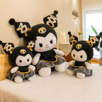 ใหม่สีดำทองตุ๊กตา Kuromi ของเล่นตุ๊กตาปีศาจน้อยน่ารักตุ๊กตาผ้าข้ามพรมแดนตุ๊กตา Sanrio