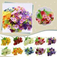 【cw】 Indoor Artificial Faux 6Pcs Wildflowers Garden Silk Flowers ！