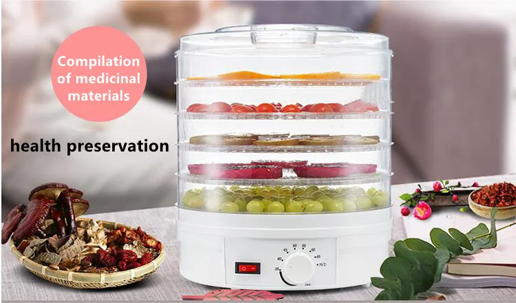 COD】Dried Fruit Machine Household Small 5-layer Food Dryer Fruit And  Vegetable Pet Meat Food Dehydration Dryer Fruit And Vegetable Dehydration  Machine Drying Air-Drying Spin Dryer.