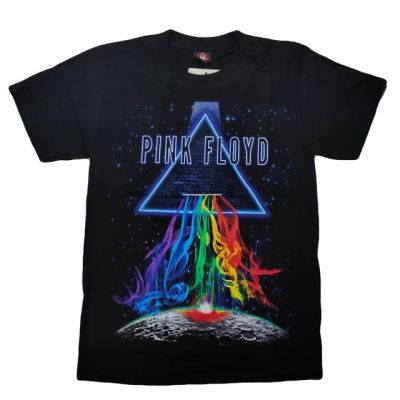 เสื้อแขนสั้น เสื้อวง Pink Floyd rock Tshirt เสื้อวงร็อค Pink Floyd เสื้อยืดคอกลมT-shirt