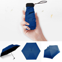 Rain Women ร่มน้ำหนักเบา Travel พับขนาดร่มร่มขนาดเล็ก Sun Parasol Mini Flat สำหรับ Sun Rain ร่ม Pocket