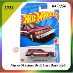 Hot Wheels Nissan Maxima Drift Car dark Red Colour HW 