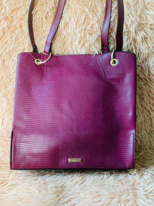 ALDO Maroon shoulder/Tote bag Lazada PH
