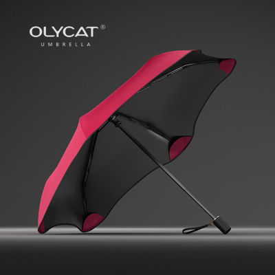OLYCAT Safe Folding Sun UV Umbrella Women Lightweight Cute Windproof