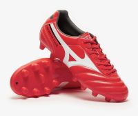 MIZUNO MORELIA II CLUB รองเท้าฟุตบอล รองเท้าสตั๊ด สี Ignition Red Pack ของแท้ 100%