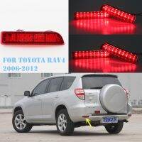 2pcs LED Rear Bumper Light For Toyota RAV4 2006-2012 For PREVIA Alphard 2010 2011 2012 Tail Brake Fog Lamp Car Accessory Pair