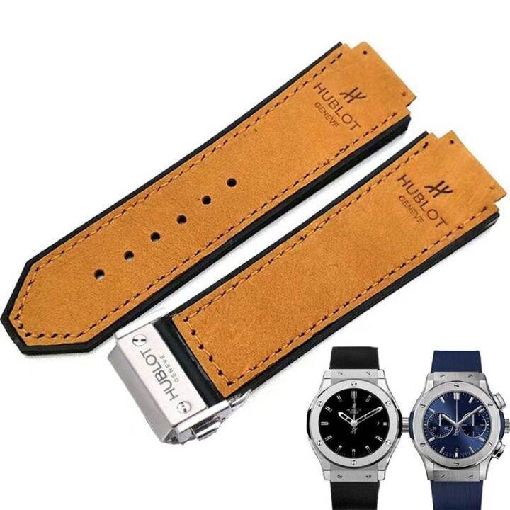 july-suitable-for-hengbao-big-bang-high-quality-rubber-watch-strap-25x19mm-mens-fashion-matte-leather