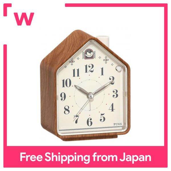 Seiko Clock Alarm Clock Nature Sound Analog Switchable Alarm PYXIS