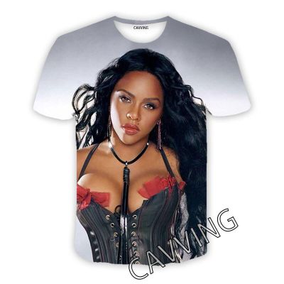 Hot Rapper Lil Kim 3D พิมพ์สบายๆเสื้อยืด Hip Hop Tee เสื้อ Harajuku สไตล์ Tops เสื้อผ้าแฟชั่นสำหรับผู้หญิง/ ผู้ชาย