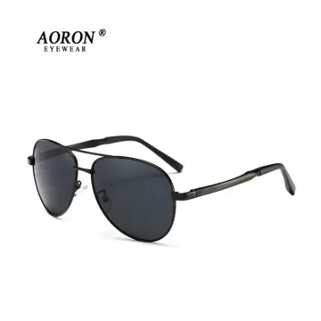 AORON Aluminum Men Polarized Sunglasses men Brand Original Design Goggles  Male Metal Frame UV400 Driving Glasses Fashion