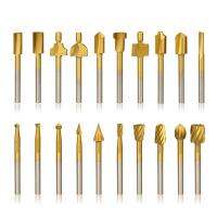 10Pcs 1/8 (3มม.) Shank HSS Rotary Router Bits เครื่องมือ10Pcs แกะสลักสำหรับ DIY งานไม้แกะสลัก Edge Treatment