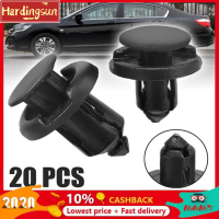 Hardingsun คลิปพลาสติกยึดหมุดยึดกันชน20x 8Mm และ10Mm สำหรับ Honda Civic Accord