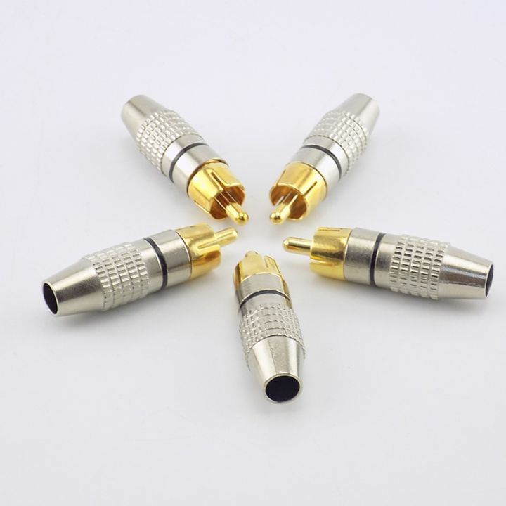 10pcs-rca-male-plug-to-cabling-connector-adapter-audio-video-cable-cctv-camera-non-solder-gold-plated