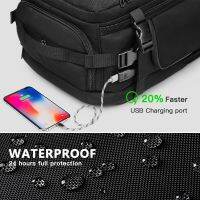 OZUKO Large Capacity Waterproof Outdoor Backpack Anti Theft Travel Bag