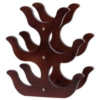 Wood Wine Holder Stand Beer Champagne Storage Shelf Household Bar Display Rack for Whiskey European Home Decor Retro