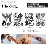 Fashion Waterproof Tattoo Paper Sticker A Variety of Flowers And Black Geometric Mountain Tatoos Body Art