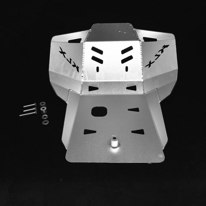 แผ่นกันลื่นอุปกรณ์ปกป้องป้องกันแชสซีฐานเครื่องยนต์รถมอเตอร์ไซค์แผ่นกันลื่นที่ฝาครอบกระทะพุงสำหรับคาวาซากิ-klx-klx230l-klx230-klx230r-klx230rs-klx230s-klx230sm