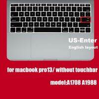 อุปกรณ์ป้องกันเคสคีย์บอร์ดฝาครอบแป้นพิมพ์แล็ปท็อป EU &amp; US สำหรับ Macbook Pro16 13air 12 15ทัชบาร์ A1706A1466A1708A1990A1398A1534รุ่น