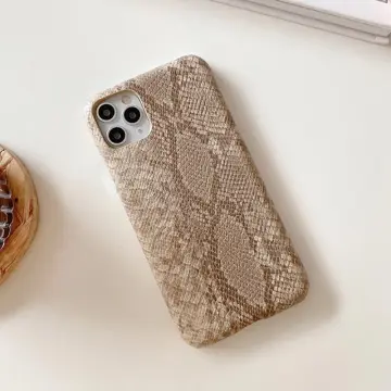 Python Snake Pattern Genuine Cowhide Leather Case for Google Pixel