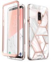 สำหรับซัมซุงกาแล็คซี่ S9 Plus กรณี I - Blason Full - Body Glitter CLEAR เคสครอบคลุมกันกระแทกพร้อมปกป้องหน้าจอ