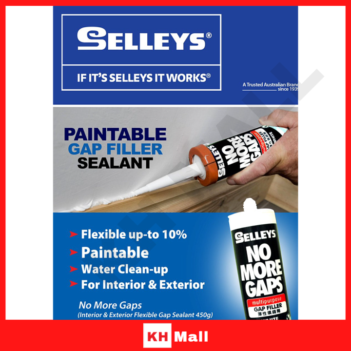 Selleys No More Gaps 380g/320g Multi Purpose Gap Filler Sealant Wall ...