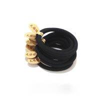 【YF】 10/15pcs Elastic Hair Band Women Hairdressing Tools Black Rubber Ties Gum Springs Ponytail Holders Accessories