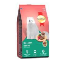 SmartHeart Cat food อาหารแมวโต รสปลาทูน่าและกุ้ง