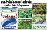 ซิงโลนิล (คลอโรทานิล 75%สารตัวเดียวกับ ดาโคนิล )1กก.สูตรทนฝน กำจัดโรคราน้ำค้าง ใบจุด เน่า จุดเหลือง ดอกเน่า