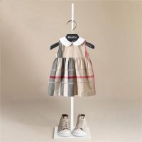 【CC】 Children Child Clothing Cotton Sleeveless Breathable Kids Dresses for Baby