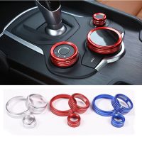 Car Center Control Multimedia Knob Ring Trim Decoration Fit For Alfa Romeo Giulia Stelvio 2017-2019 Auto Accessory