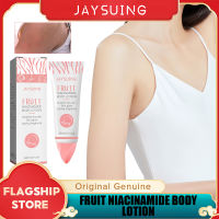 Jaysuing Fruit Nicotinamide Body Lotion ปลอบประโลมผิวแห้งสดชื่นด้วยกลิ่นหอมยาวนานไวท์เทนนิ่งและความชุ่มชื้นจางหายไปเมลานินจุดด่างดำกลิ่นจางลงหัวเข่