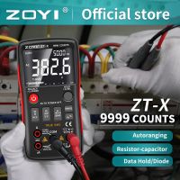 ZZOOI Digital Multimeter ZOYI ZT-X ZT-303 T-RMS Auto Range EBTN LCD DC AC Voltmeter Ammeter Current Capacitor Ohm temp Hz NCV Tester