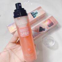 ? 1 แถม 1 Kiss Beauty Makeup Spray Peach สเปรย์​น้ำแร่ คิสบิวตี้ เมคอัพ สเปรย์พีช ให้เครื่องสำอางติดทนนาน ขนาด 110 ml. no.2188 [ Beauty Face ]