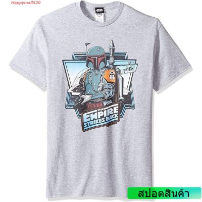 Happymall520 Star Wars Mens The Boba Fett Short Sleeve T-Shirt ดพิมพ์ลาย ดผ้าเด้ง คอกลม cotton แฟชั่น เสื้อคู่ชายหญิง 2  O58U