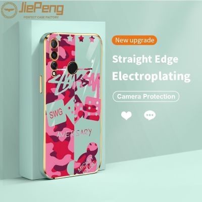 JiePeng สำหรับหัวเว่ย nova 4 5I P20 Lite 2019หรูหราสีชมพูมิกกี้ลูกเต๋ากันชนนุ่มป้องกันกรณีโทรศัพท์