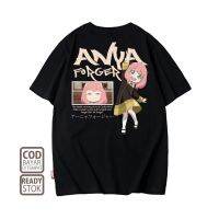 【New】เสื้อยืดพิมพ์ลายแฟชั่น เสื้อยืดผ้าฝ้ายพิมพ์ลายANYA FORGER SPY X FAMILY 005 อะนิเมะเสื้อยืดญี่ปุ่นอะนิเมะเสื้อยืดอะนิเมะม