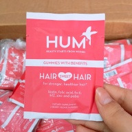 Bill US Mẫu thử Kẹo Gum hỗ trợ mọc tóc, khoẻ móng HUM Hair Sweet Gummies thumbnail