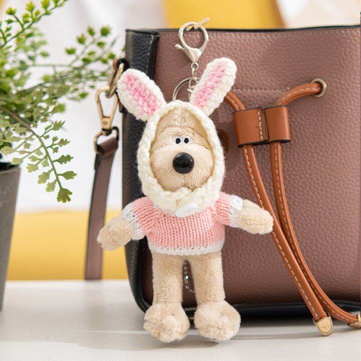 15cm-kawaii-wallace-amp-gromit-dog-plush-keychain-cartoon-pilot-dog-gromit-dog-plushie-doll-schoolbag-pendant-car-keychain-gifts