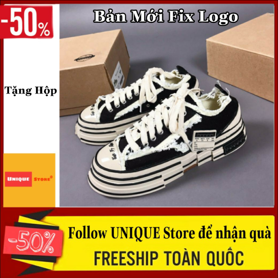 Giày xvessel nam nữ rách bản mới fix logo bên hông - ảnh sản phẩm 1