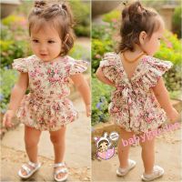 COD DSFERTEREERRE GEA-Newborn Infant Baby Girl Bodysuit Floral Romper Jumpsuit Outfit Playsuit