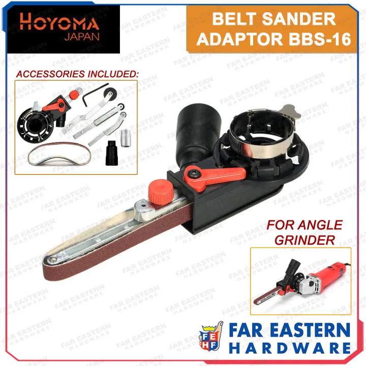 HOYOMA Belt Sander Adaptor for Angle Grinder Bandfile BBS16 HYVAR