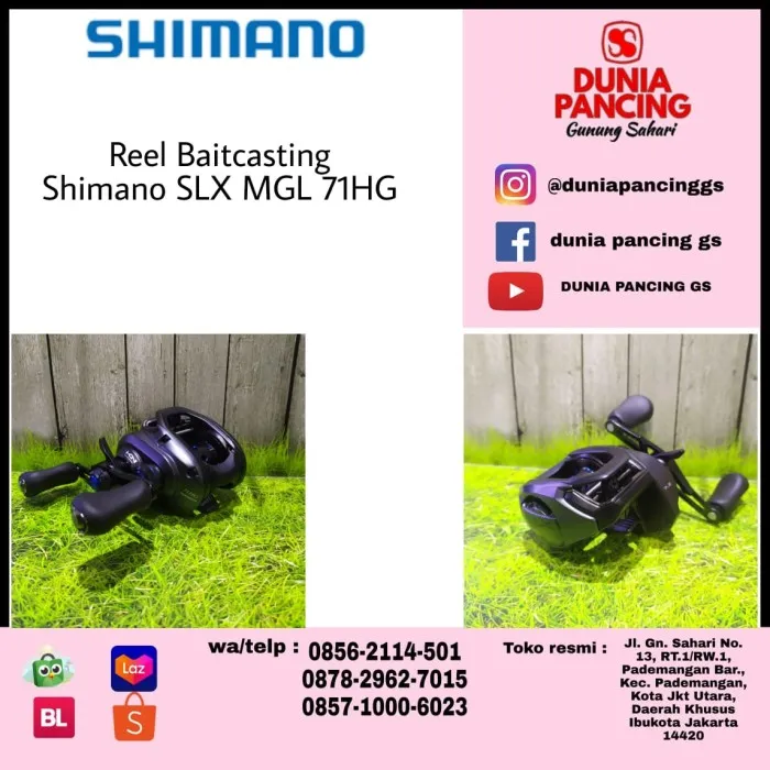 Reel Shimano Slx Mgl 71hg Lazada Indonesia