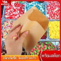 NICERIO 100 ชิ้นถุงกระดาษคุกกี้กระดาษรักษาถุงแพนเค้กถุงกระดาษป้องกันจาระบี