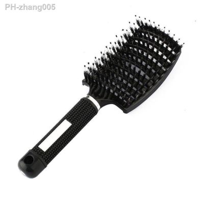 Professional Bristle Nylon Hair Massage Comb Hairbrush Brush Hair Tool Salon Scalp For Hairdressing Anti Klit Hairbrush Brushy