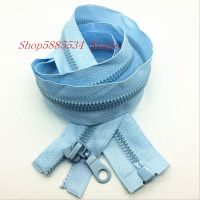 ☫✗ 1/2/5PCS 5 28 Inch (70cm) light blue Separating Jacket Zippers Sewing Zipper Heavy Duty Plastic Zippers Bulk process open-end