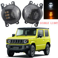 รูปแบบใหม่1คู่ไฟตัดหมอกกลางวันวิ่งไฟ H11 12โวลต์3000LM ไฟตัดหมอกสำหรับ Suzuki Jimny JB64 JB74 2018 2019. 2020ค่ะ