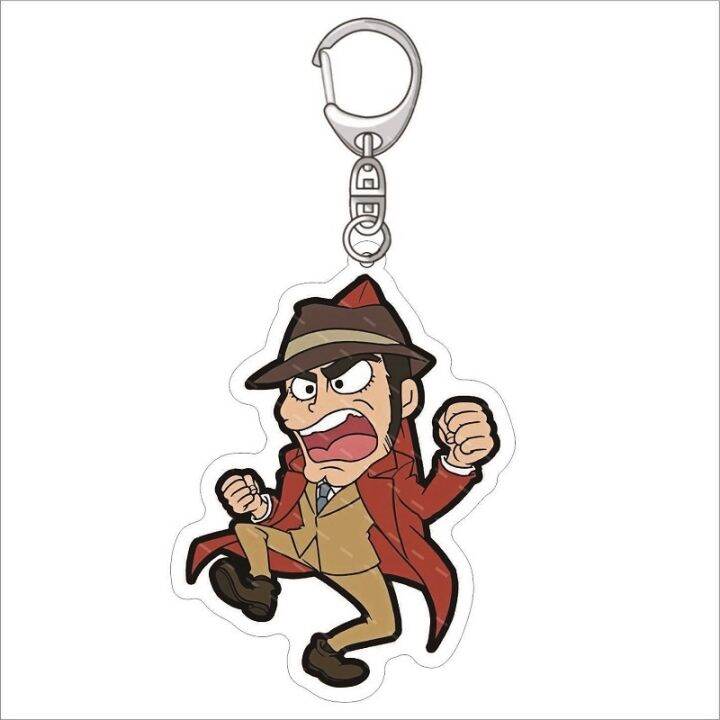 cw-rupan-sansei-anime-keychain-figure-jigen-daisuke-fujiko-chain-lupin-iii-ornament-kawaii-pendant